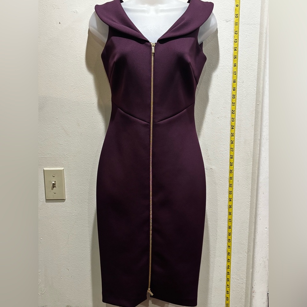 Calvin Klein Plum Midi Dress